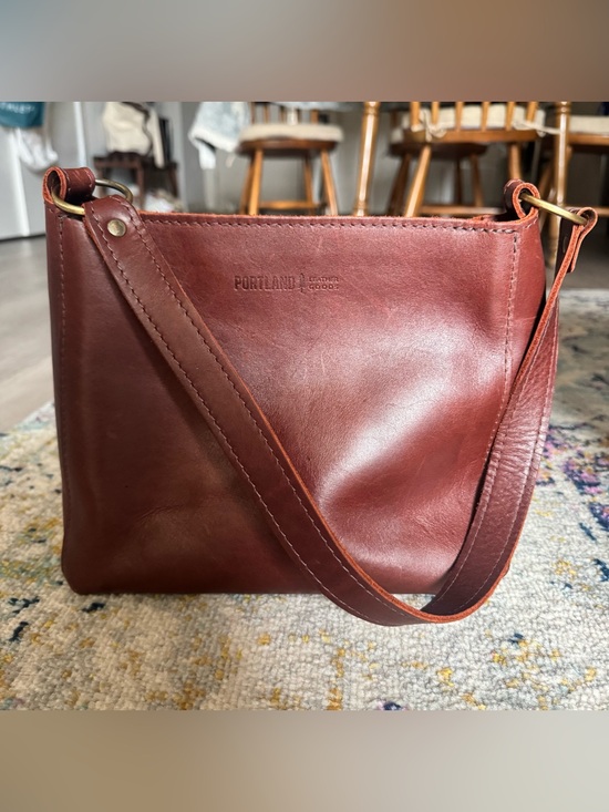 portland leather goods Handbags - Portland Leather Goods Triangle Shoulder Bag
